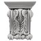 Ekena Millwork 11 3/4"W x 5 7/8"D x 14 1/8"H Lyon Twin Leaf Corbel COR11X05X14LY - alternate 2
